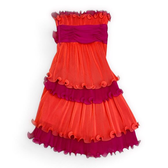 S | Vintage Rare Frank Usher Dress - Picture 2 of 3